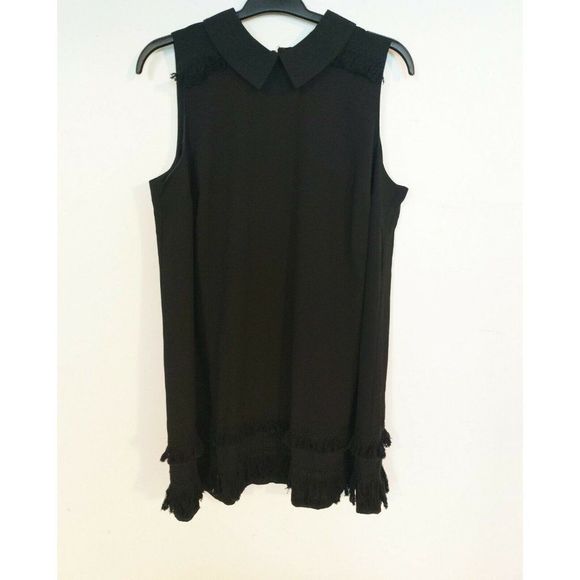 Myrtlewood Of Californiafringe Dress Womans Plus Size 2X  Black - Picture 1 of 9